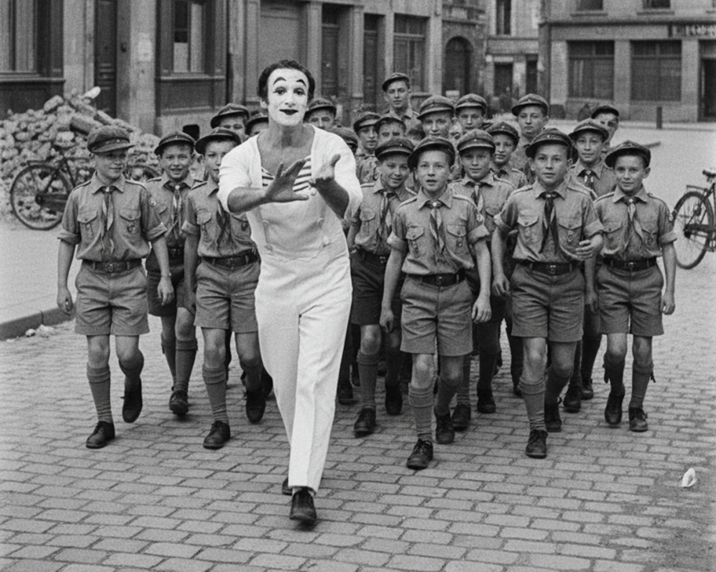 La vida silenciosa que salvó a 400 niños: La heroica historia de Marcel Marceau, el mimo detrás de Bip